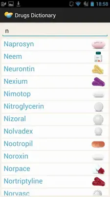 Drugs Dictionary android App screenshot 5