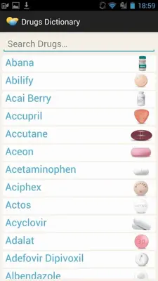 Drugs Dictionary android App screenshot 7