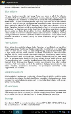 Drugs Dictionary android App screenshot 8